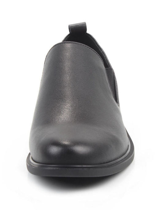 03-M47-20 BLACK Лоферы женские (натуральная кожа)
