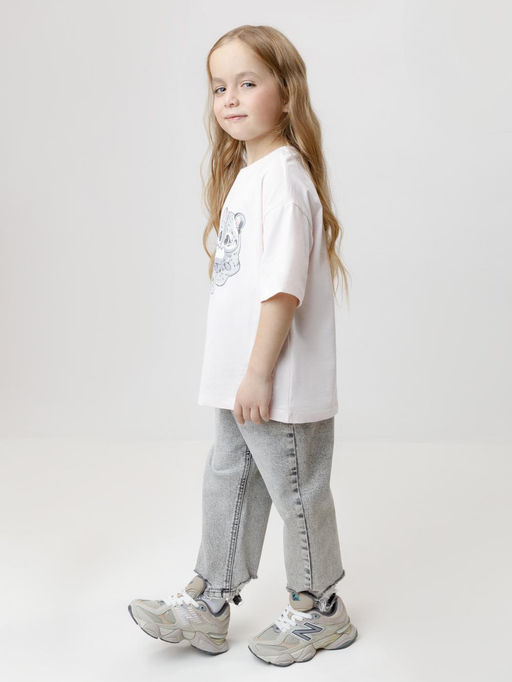 КР 302871/розовый 4144 к619 фуфайка (футболка) для дев