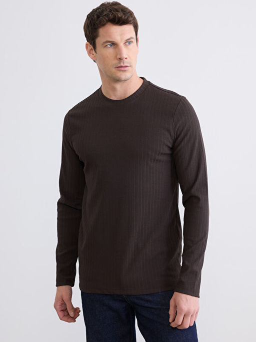 Bisiklet Yaka Ribana Erkek Ti??rt