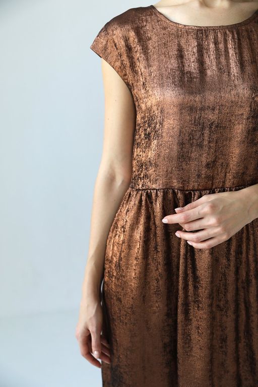 Платье со сборкой по талии - Looklikecat фото 2