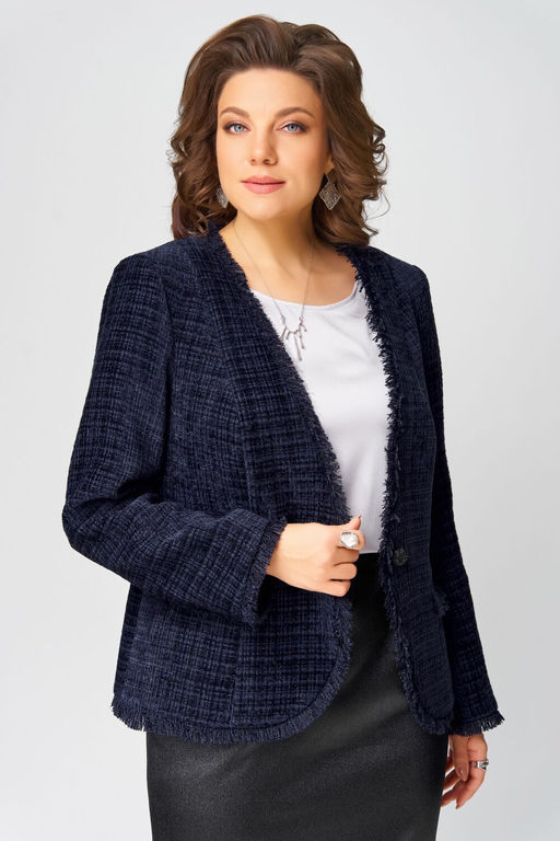 Костюм FITA 4053-Р черно-синий - Diamant фото 3