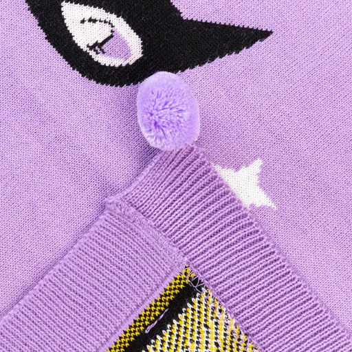 Вязаный плед Крошка Я Fantastic girl, 90х90 см  фото 5