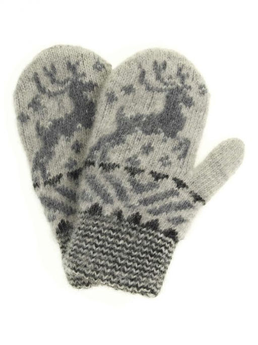 Варежки детские Олень 0801-4 - Рассказовские варежки фото 2