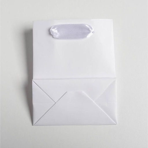 Пакет подарочный Белый, 11,5 14.5 6 см - Дарите счастье фото 4