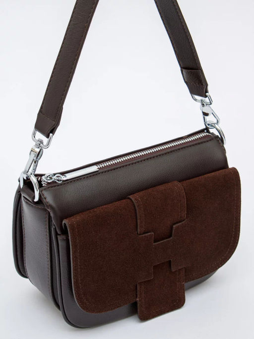 Сумка 1114CF coffee Polina&Eiterou