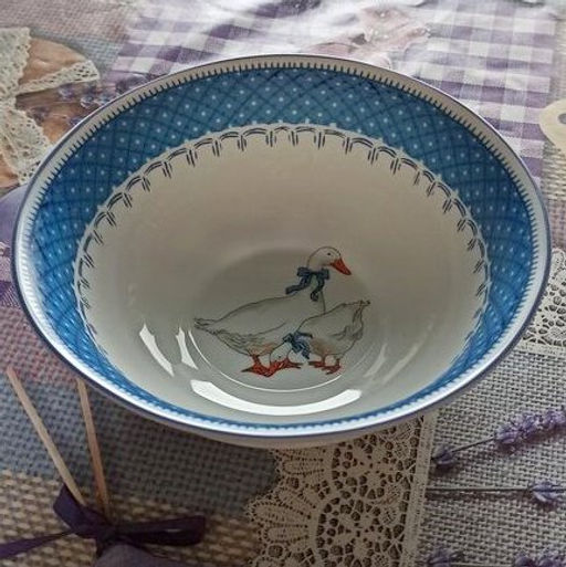 Салатник ГУСИ 16,5 см (6/48) арт.LFW65/6/K1816 /МФК/  фото 3