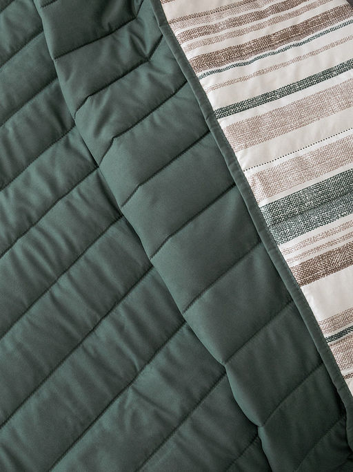 Покрывало 240x260 зеленый полиэстер