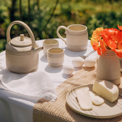 Пиалы SL Home «Райяс», 150 мл, d=7 см, керамика, набор 2 шт., бежевые