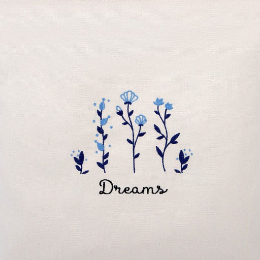 Сумка шопер Dreams, 35 х 0,5 х 40 см, вышивка, белый - Nazamok фото 5