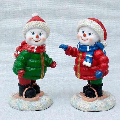 Фигурка "Снеговик" 13см (25040) 2 вида в ассорт.