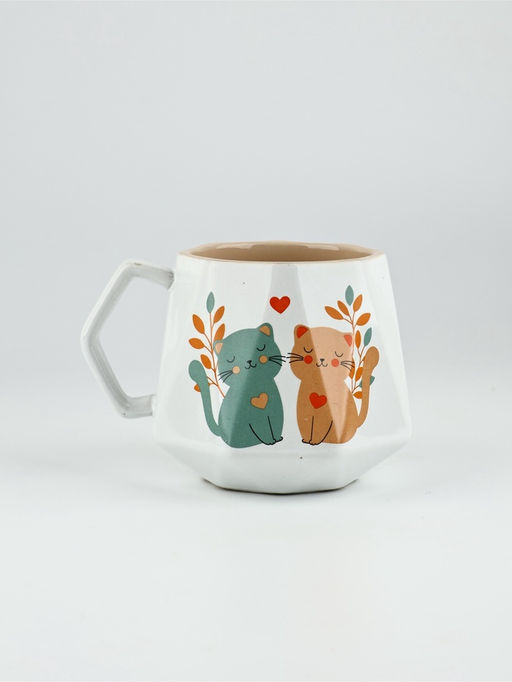 Кружка керамическая Котики, 350 мл