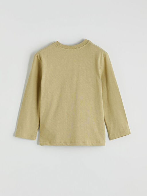 Bisiklet Yaka Detroit Bask?l? Erkek ?ocuk Ti??rt