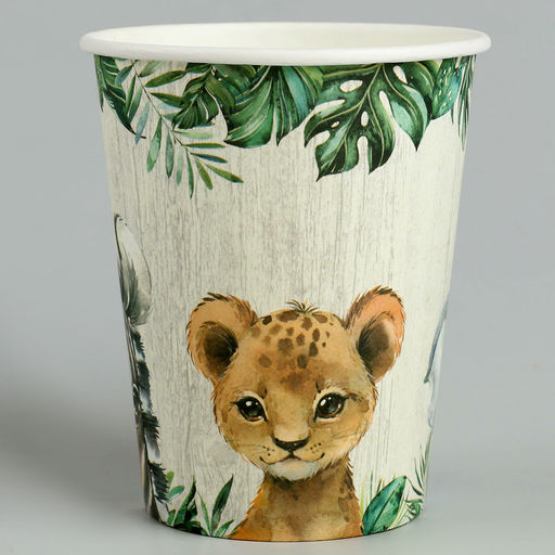 Стаканы бумажные Животные, 6 шт - Страна карнавалия фото 2