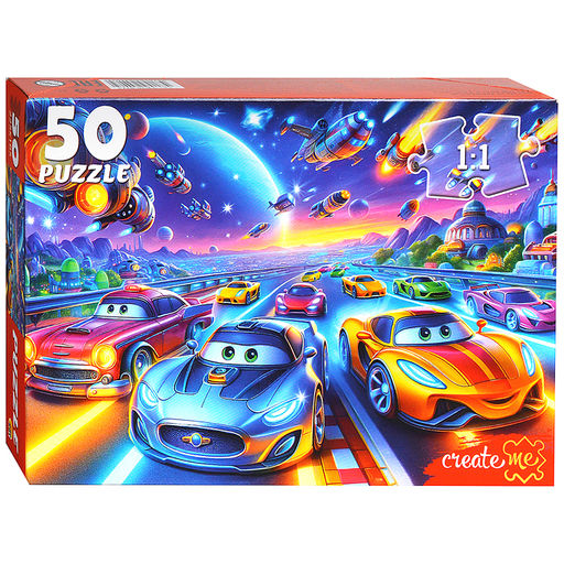 Пазлы 50 "Крутой вираж в космосе"