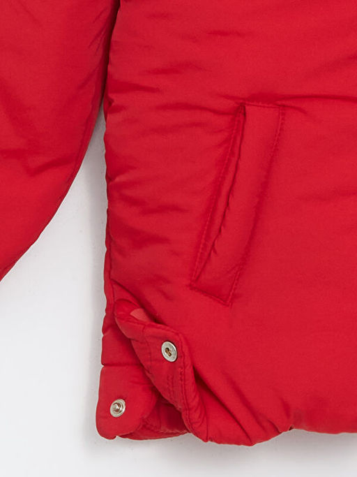 Kap??onlu K?rk Astarl? K?z ?ocuk ?i?me Mont - Waikiki фото 3