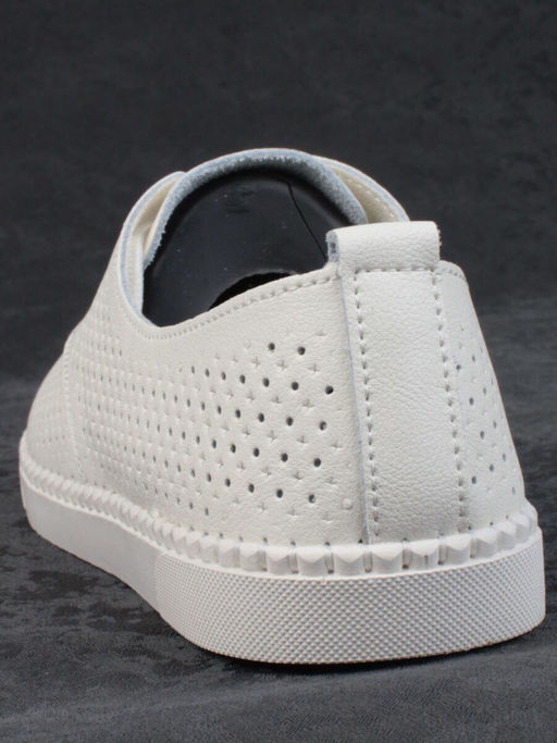 03-PDXL138-1 LT. BEIGE Полуботинки спортивные женские (натуральная кожа) - Фабричный китай фото 7