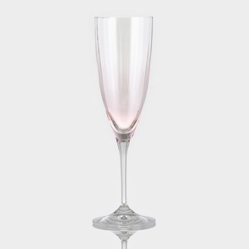 Бокалы для шампанского Bohemia Crystal «Кейт», 220 мл, набор 6 шт., хрустальное стекло, разноцветные