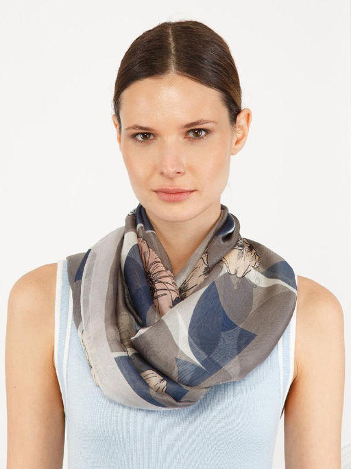 Палантин жен. виск+шелк 130х180 LG34-761-19 - Labbra фото 4