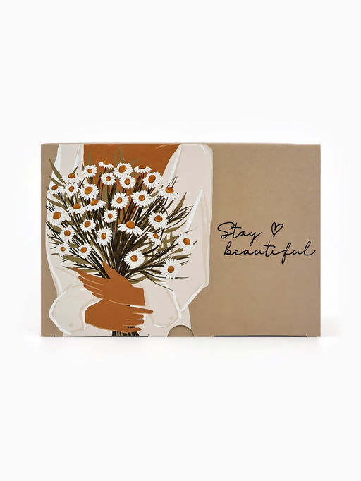 Цена за 2 шт. Коробка‒пенал, упаковка подарочная, «Stay beautiful», 22×15×10 см