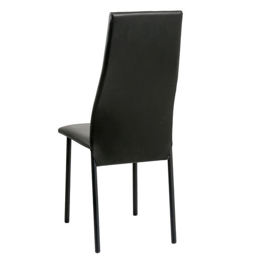 Стул для кухни Клик Мебель «ВОЛНА», черный/черный