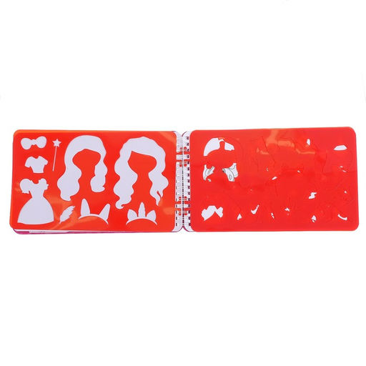 Раскраска - альбом Модный стилист, 72 стр., с наклейками и трафаретами