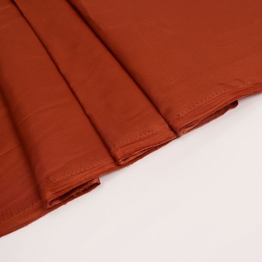 Цена за 100 шт. Ткань сатин для рукоделия и шитья, ширина 150 см, цвет терракотовый