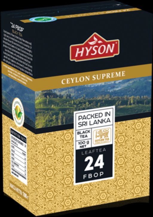 HYSON. Supreme FBOP 100 гр. карт.пачка ШРИ-ЛАНКА