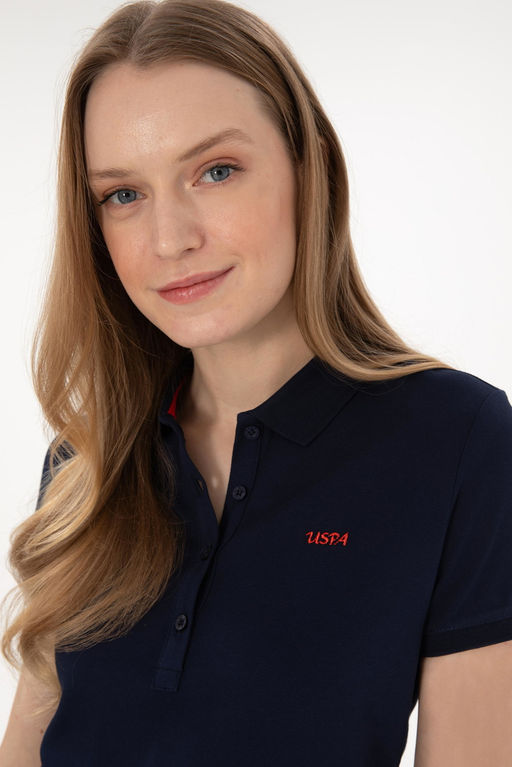 Kad_n Lacivert Basic Polo Yaka Ti__rt Sepette S_rpriz _ndirim - U.s. polo assn фото 2