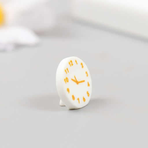 Цена за 5 шт. Декор для творчества полистоун «Настенные часы», 1.6×1.7 см