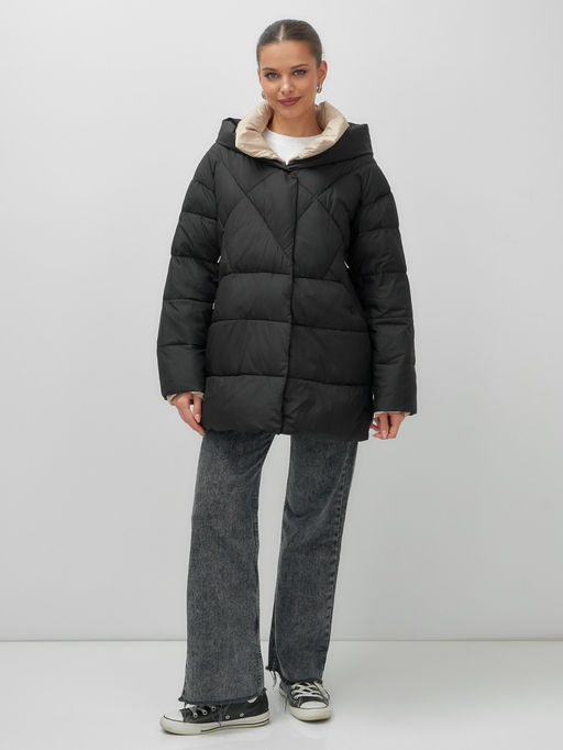 Куртка зимняя HaiLuoZi женская черная утеплитель 200 г/м² - Mtforce фото 4