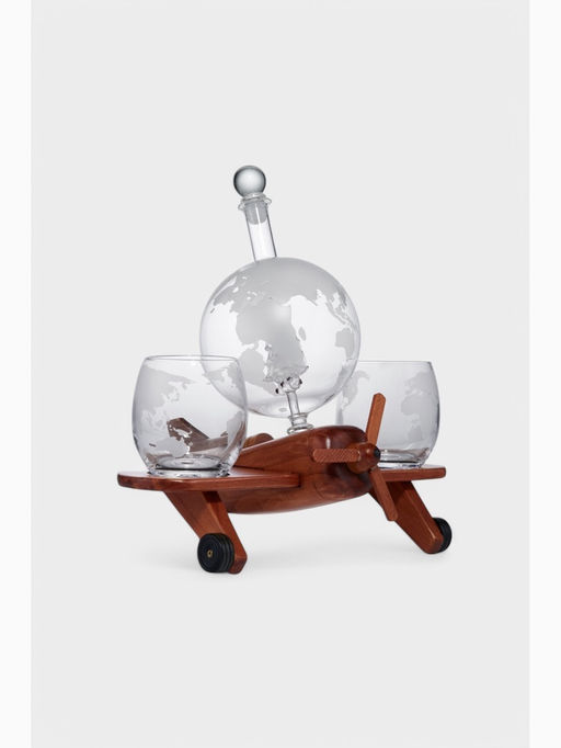 Мини-бар Самолет, 850 мл, на подставке, стекло