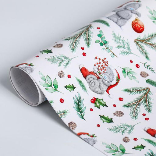 Цена за 10 шт. Бумага упаковочная глянцевая «С Новым Годом!», 50 × 70 см