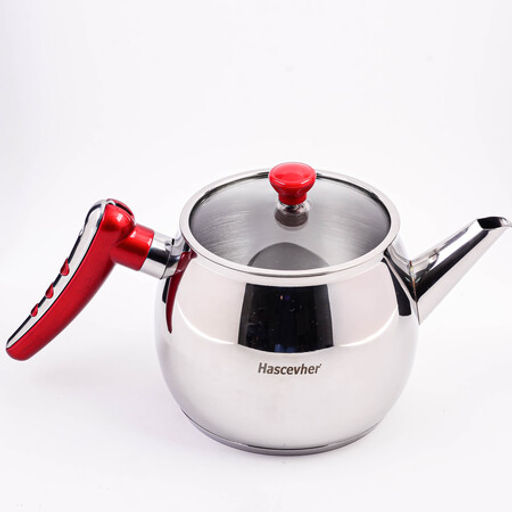 800-300 Чайник металлический 1,5 л Hascevher Apple нерж/ст/пласт/стекло (х6) - Mayer&boch фото 3