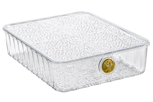 Органайзер д/хранения с крышкой 33,5*26*8,5 см, прозрачный пластик - Elan gallery фото 8