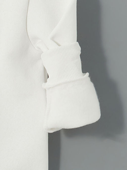 Bisiklet Yaka Bask?l? K?z ?ocuk Sweatshirt - Waikiki фото 3