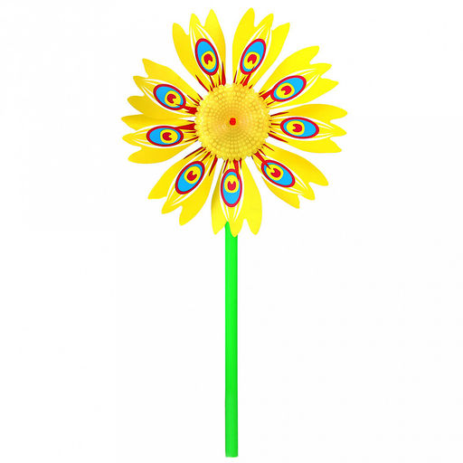 Ветрячок-вертушка Цветок д17см h34см, ПВХ, цвета микс (Китай) - Домашняя мода фото 3