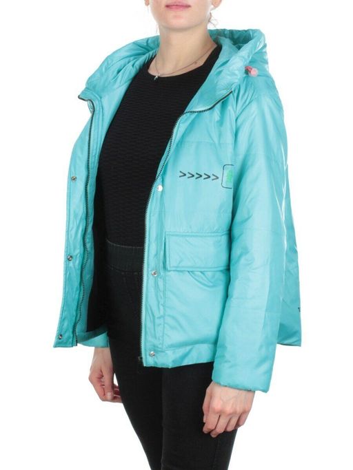 005 TURQUOISE Куртка демисезонная женская (100 гр. синтепон) - Fashion фото 7