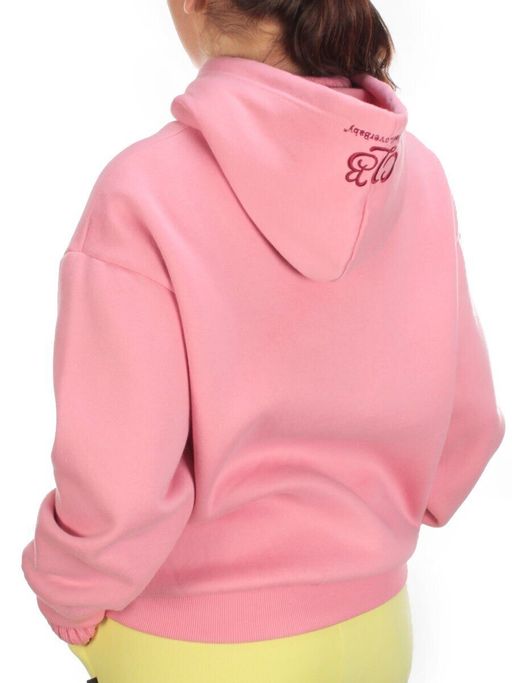 7002-4 PINK Худи женское на флисе