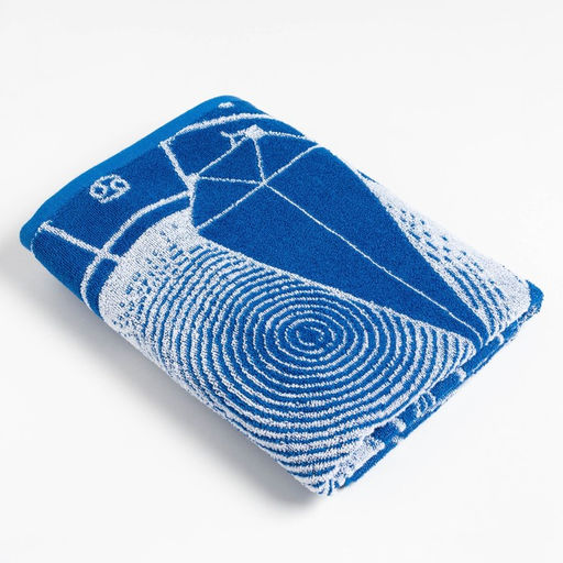 Полотенце махровое Этель Знаки зодиака: Весы синий, 67х130 см, 100% хлопок, 420гр/м2  фото 2