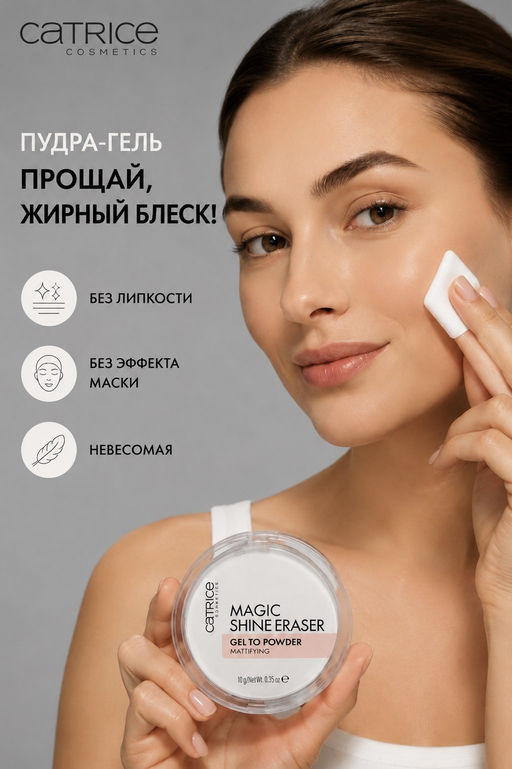 Прозрачная гель-пудра Magic Shine Eraser Gel To Powder 010