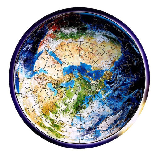 Пазл деревянный Земля, 20 х 20 см, 73 детали - Лесная мастерская фото 2