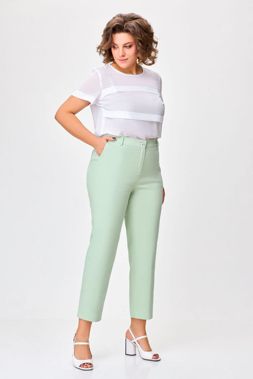 Блуза Swallow 803.2 черный+серебряный узор фото 401