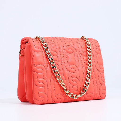 Сумка-мессенджер на магнитах, цвет коралловый - Simaland фото 3