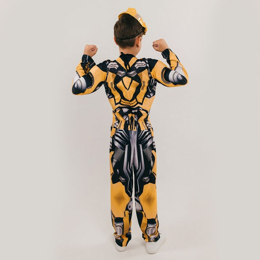 Карнавальный костюм «Робо-мэн», рост 128–134 см, комбинезон, маска