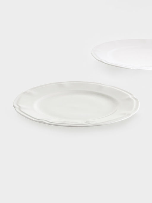 Тарелки обеденные WY Renessans, набор 2 шт., d=26.5 см, фарфор, белые