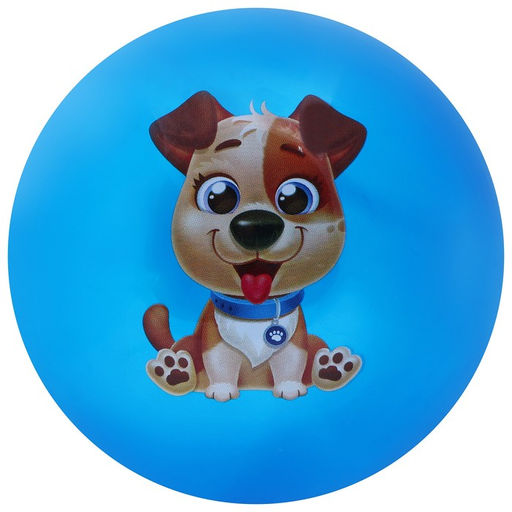 Мяч детский ZABIAKA Пёсик, d=22 см, 60 г, цвет МИКС  фото 4