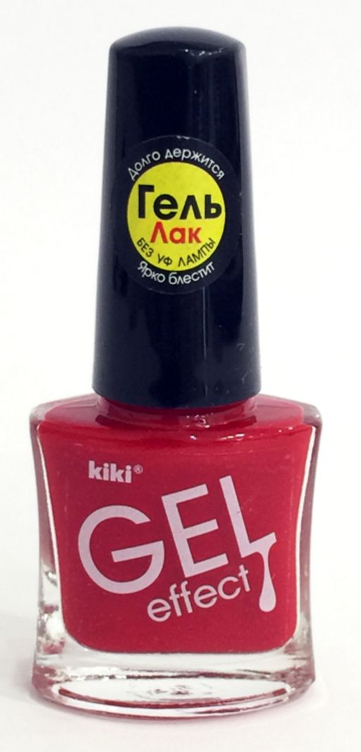 KIKI Лак для ногтей гель-эффект 010, 6 мл  фото 2