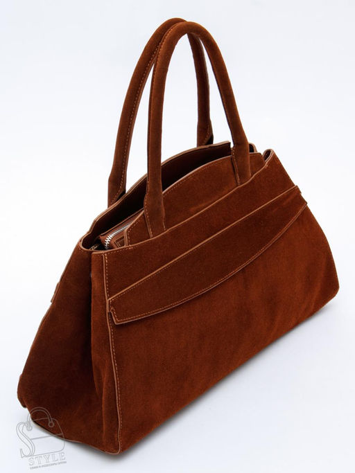 Сумка женская кожаная 3380Q brown Polina&Eiterou в Новосибирске