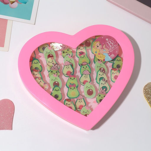 Цена за 36 шт. Кольцо «Выбражулька» авокадики, форма МИКС, цветное, безразмерное