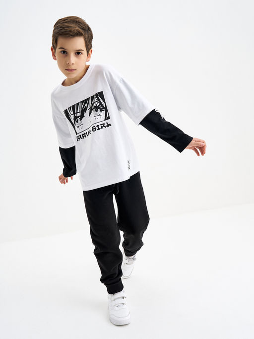 Джемпер для девочки с принтом - Kogankids фото 18